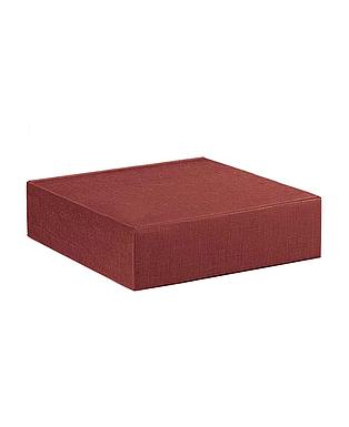 CANTINETTA 4 BOT. SETA BORDEAUX 13.5x14.5x3.5"