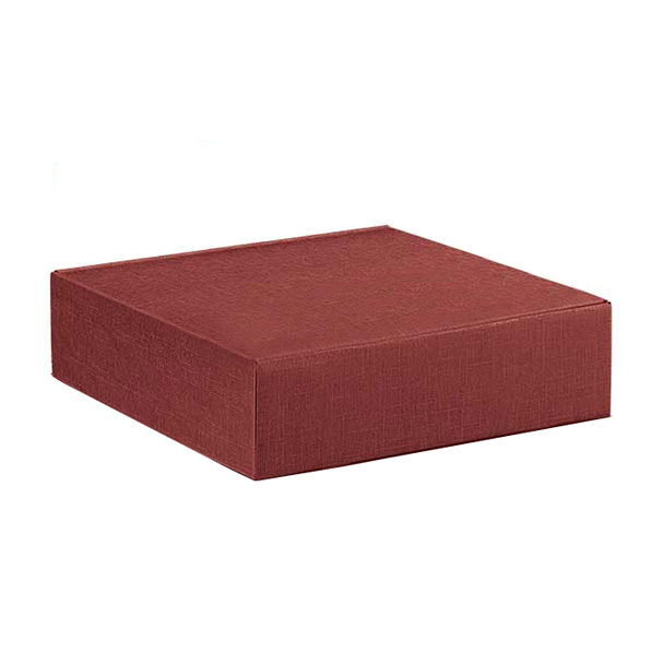 CANTINETTA 4 BOT. SETA BORDEAUX 13.5x14.5x3.5"