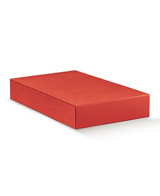 CANTINETTA 6 BOTT. SETA ROSSO 13.5x22x3.5"