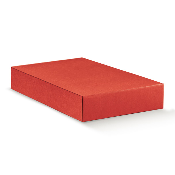 CANTINETTA 6 BOTT. SETA ROSSO 13.5x22x3.5"
