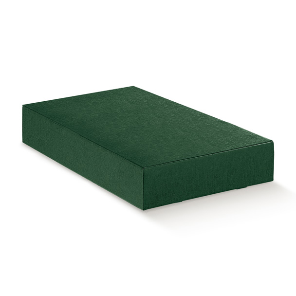 CANTINETTA 6 BOT. SETA VERDE 13.5x22x3.5"